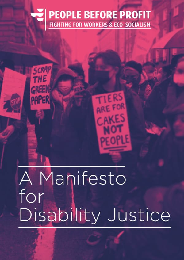 A Manifesto for Disability Justice